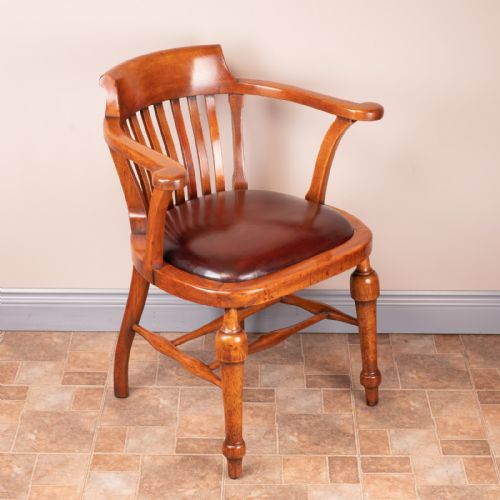 1930S OFFICE DESK CHAIR - ADDITIONAL PHOTO 2