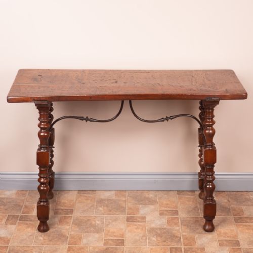 19THC SPANISH WALNUT TAVERN SIDE TABLE - ADDITIONAL PHOTO 11