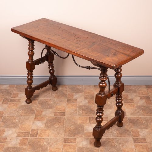 19THC SPANISH WALNUT TAVERN SIDE TABLE - ADDITIONAL PHOTO 16
