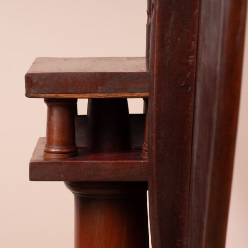 GEORGIAN MAHOGANY BIRD CAGE TIP UP TABLE - ADDITIONAL PHOTO 2