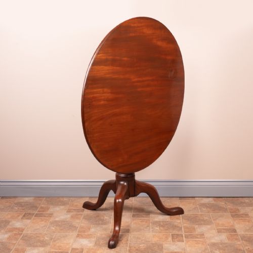 GEORGIAN MAHOGANY BIRD CAGE TIP UP TABLE - ADDITIONAL PHOTO 3
