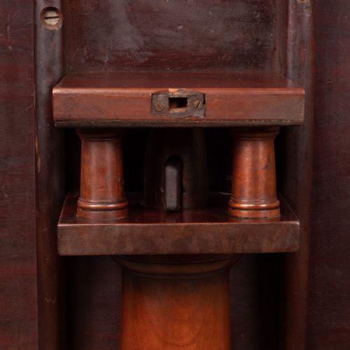 GEORGIAN MAHOGANY BIRD CAGE TIP UP TABLE - ADDITIONAL PHOTO 6
