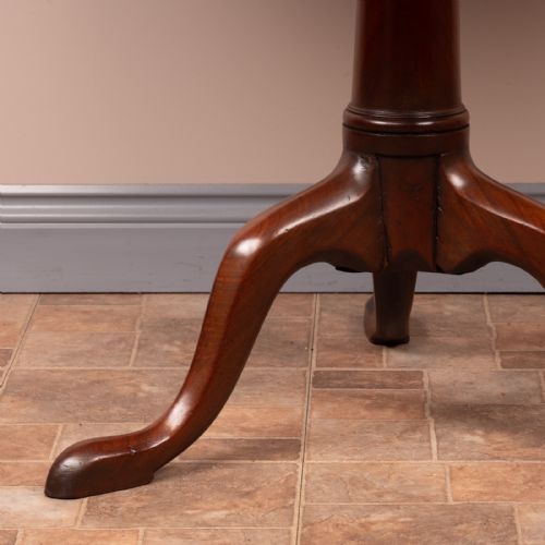 GEORGIAN MAHOGANY BIRD CAGE TIP UP TABLE - ADDITIONAL PHOTO 10