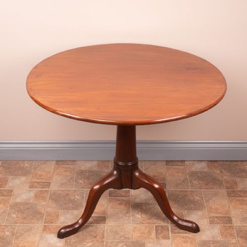 GEORGIAN MAHOGANY BIRD CAGE TIP UP TABLE - ADDITIONAL PHOTO 11
