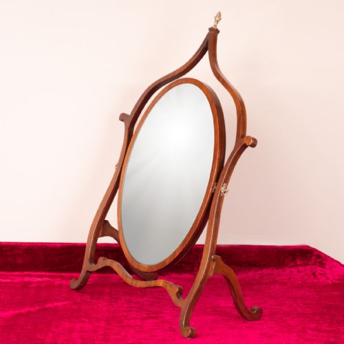 MAHOGANY DRESSING TABLE MIRROR - ADDITIONAL PHOTO 1