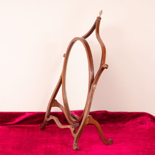 MAHOGANY DRESSING TABLE MIRROR - ADDITIONAL PHOTO 3