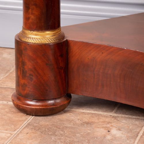 GOOD QUALITY 19THC FRENCH MAHOGANY CONSOLE TABLE - ADDITIONAL PHOTO 12