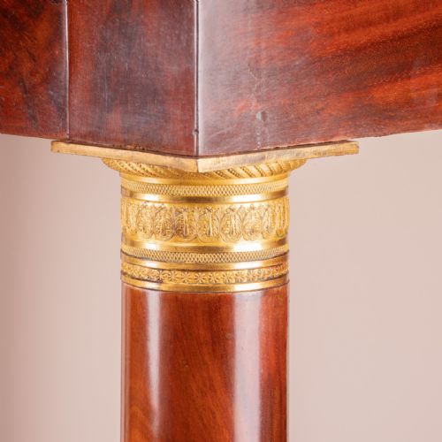 GOOD QUALITY 19THC FRENCH MAHOGANY CONSOLE TABLE - ADDITIONAL PHOTO 13