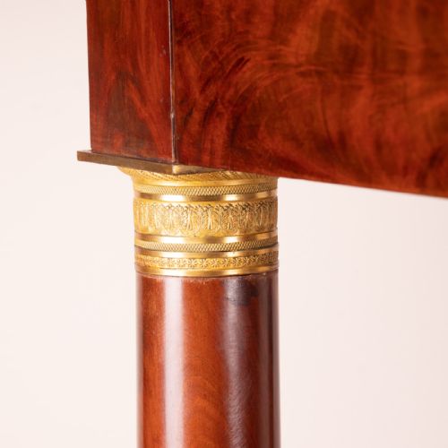 GOOD QUALITY 19THC FRENCH MAHOGANY CONSOLE TABLE - ADDITIONAL PHOTO 14