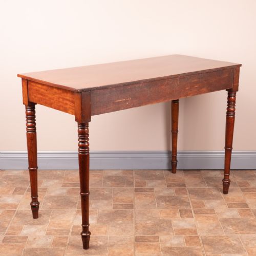 19THC MAHOGANY TWO DRAWER SIDE TABLE - ADDITIONAL PHOTO 14