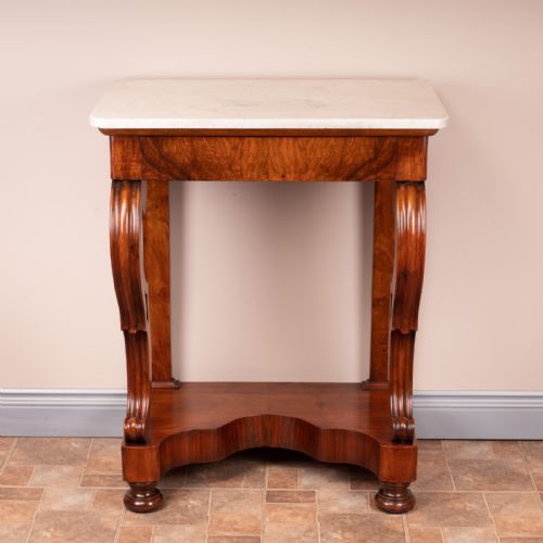 19THC FRENCH WALNUT CONSOLE TABLE - ADDITIONAL PHOTO 1