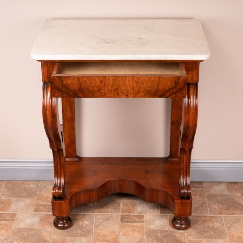 19THC FRENCH WALNUT CONSOLE TABLE - ADDITIONAL PHOTO 2