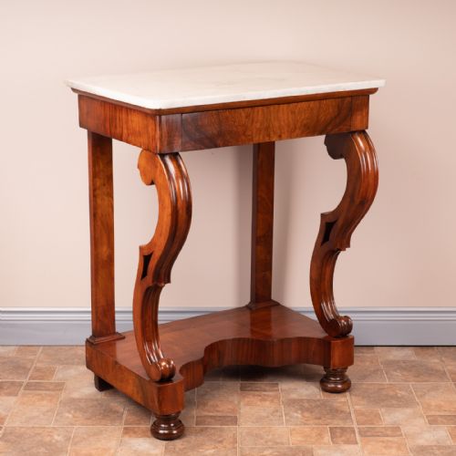 19THC FRENCH WALNUT CONSOLE TABLE - ADDITIONAL PHOTO 3