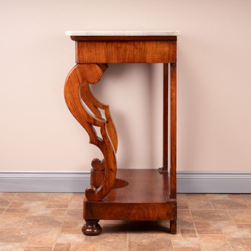 19THC FRENCH WALNUT CONSOLE TABLE - ADDITIONAL PHOTO 4