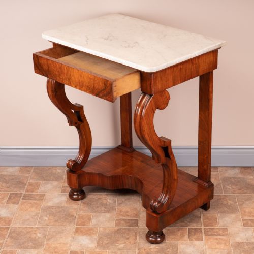 19THC FRENCH WALNUT CONSOLE TABLE - ADDITIONAL PHOTO 7