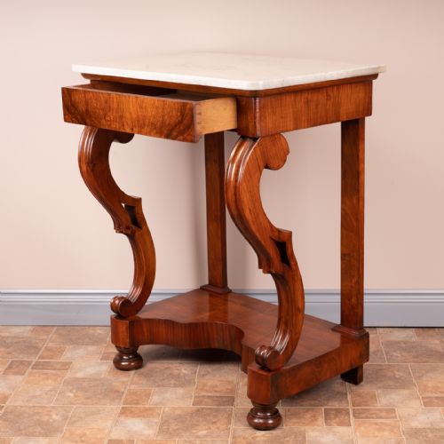19THC FRENCH WALNUT CONSOLE TABLE - ADDITIONAL PHOTO 8