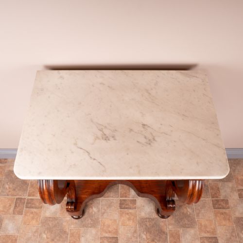19THC FRENCH WALNUT CONSOLE TABLE - ADDITIONAL PHOTO 10