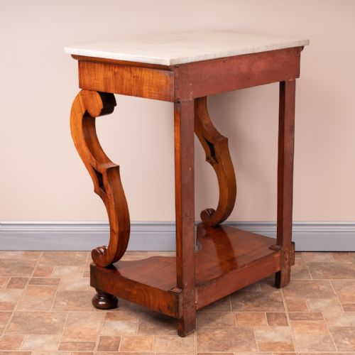 19THC FRENCH WALNUT CONSOLE TABLE - ADDITIONAL PHOTO 13