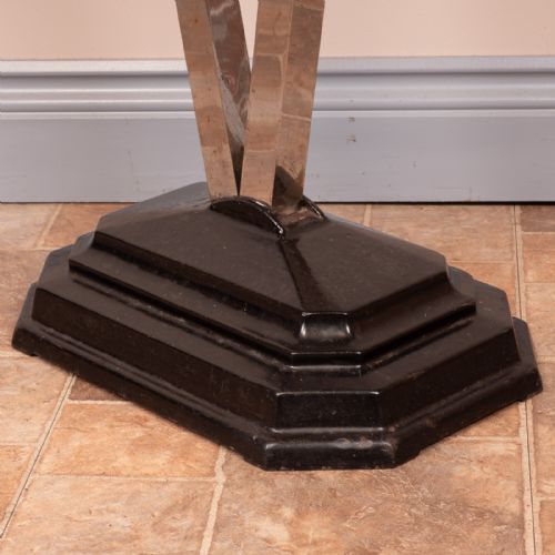 ART DECO OCCASIONAL TABLE WITH MIRRORED TOP - ADDITIONAL PHOTO 11