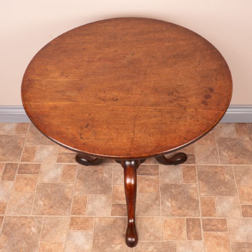 GEORGIAN MAHOGANY BIRD CAGE TIP TABLE - ADDITIONAL PHOTO 6