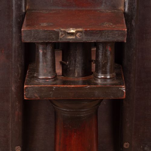 GEORGIAN MAHOGANY BIRD CAGE TIP TABLE - ADDITIONAL PHOTO 8