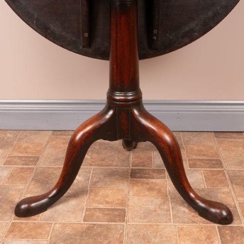 GEORGIAN MAHOGANY BIRD CAGE TIP TABLE - ADDITIONAL PHOTO 12