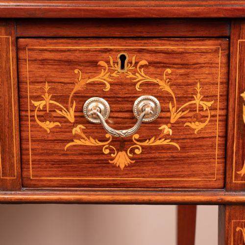 GOOD QUALITY INLAID ROSEWOOD BONHEUR DU JOUR - ADDITIONAL PHOTO 11