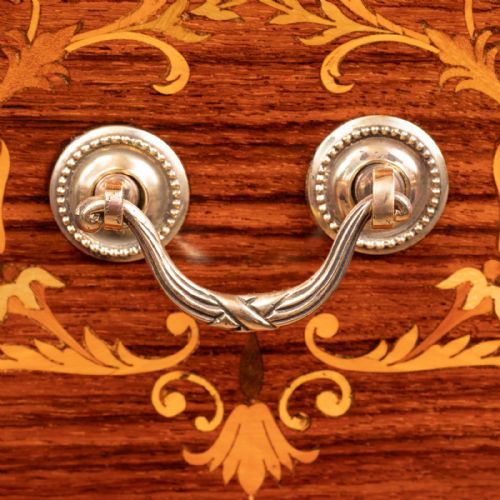 GOOD QUALITY INLAID ROSEWOOD BONHEUR DU JOUR - ADDITIONAL PHOTO 12
