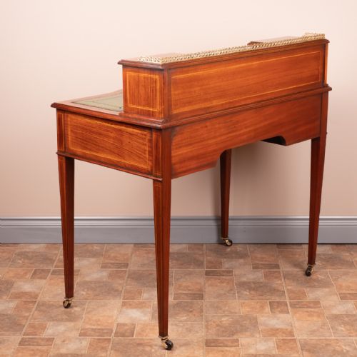 GOOD QUALITY INLAID ROSEWOOD BONHEUR DU JOUR - ADDITIONAL PHOTO 17