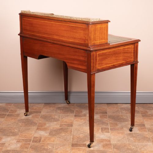 GOOD QUALITY INLAID ROSEWOOD BONHEUR DU JOUR - ADDITIONAL PHOTO 19