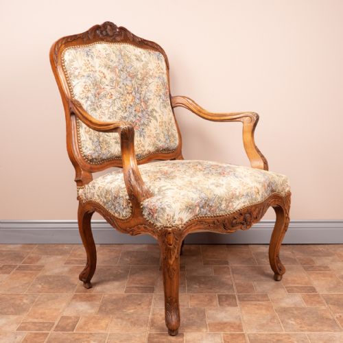 19THC PAIR OF FRENCH WALNUT FAUTEUILSARMCHAIRS - ADDITIONAL PHOTO 9
