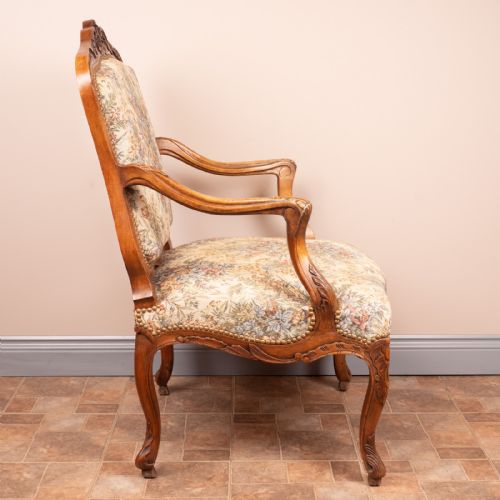 19THC PAIR OF FRENCH WALNUT FAUTEUILSARMCHAIRS - ADDITIONAL PHOTO 10