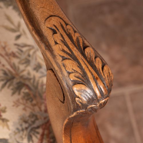 19THC PAIR OF FRENCH WALNUT FAUTEUILSARMCHAIRS - ADDITIONAL PHOTO 18