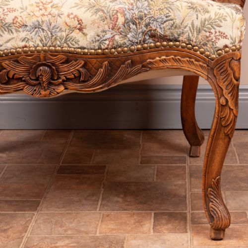 19THC PAIR OF FRENCH WALNUT FAUTEUILSARMCHAIRS - ADDITIONAL PHOTO 20