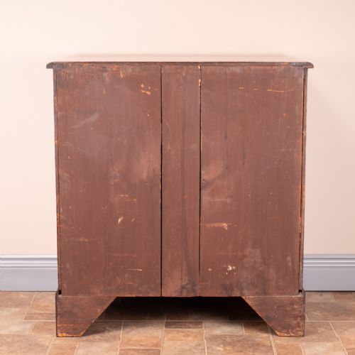 SMALL EDWARDIAN INLAID MAHOGANY CHEST OF DRAWERS - ADDITIONAL PHOTO 15