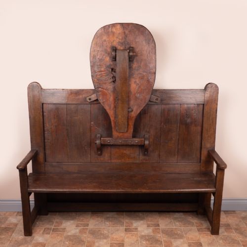 RUSTIC CATALAN SHEPHERDS BENCH - ADDITIONAL PHOTO 1
