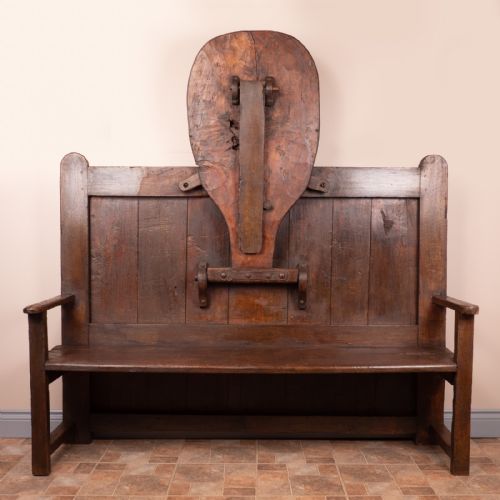 RUSTIC CATALAN SHEPHERDS BENCH - ADDITIONAL PHOTO 2