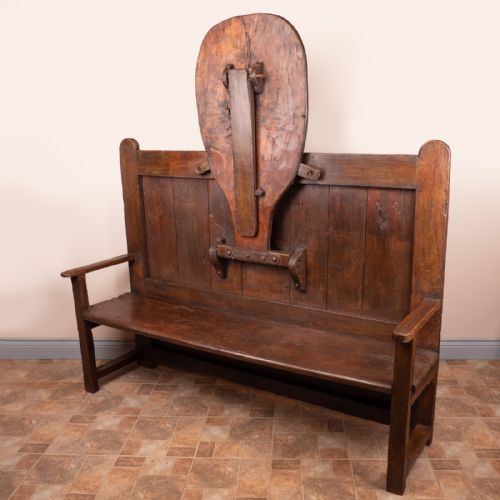 RUSTIC CATALAN SHEPHERDS BENCH - ADDITIONAL PHOTO 4