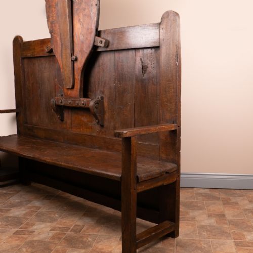 RUSTIC CATALAN SHEPHERDS BENCH - ADDITIONAL PHOTO 7