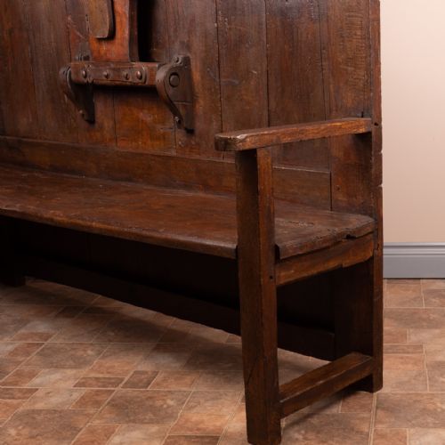 RUSTIC CATALAN SHEPHERDS BENCH - ADDITIONAL PHOTO 8