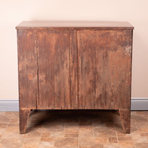 19THC MAHOGANY BOW FRONTED CHEST OF DRAWERS - ADDITIONAL PHOTO 14