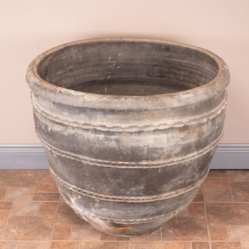 LARGE 19THC CATALAN TERRACOTTA COSI POT - ADDITIONAL PHOTO 2
