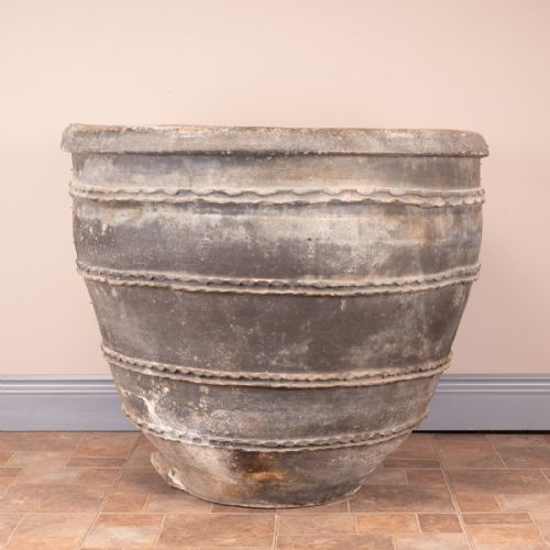 LARGE 19THC CATALAN TERRACOTTA COSI POT - ADDITIONAL PHOTO 4