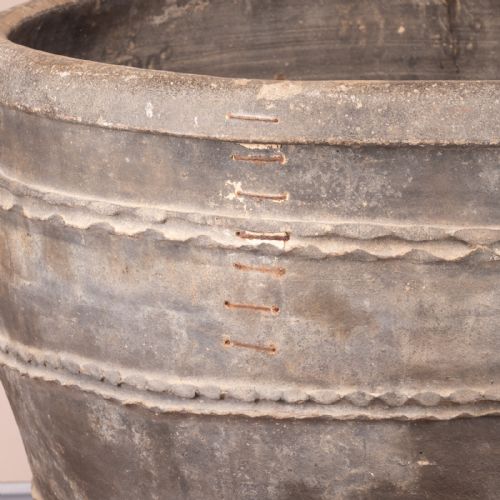 LARGE 19THC CATALAN TERRACOTTA COSI POT - ADDITIONAL PHOTO 11