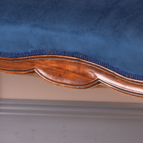 LARGE FRENCH WALNUT DUET STOOL - ADDITIONAL PHOTO 10