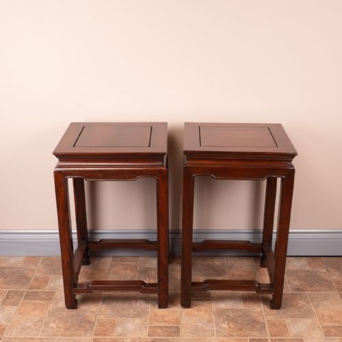 ELEGANT PAIR OF CHINESE TABLE STANDS - ADDITIONAL PHOTO 3