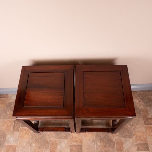 ELEGANT PAIR OF CHINESE TABLE STANDS - ADDITIONAL PHOTO 5