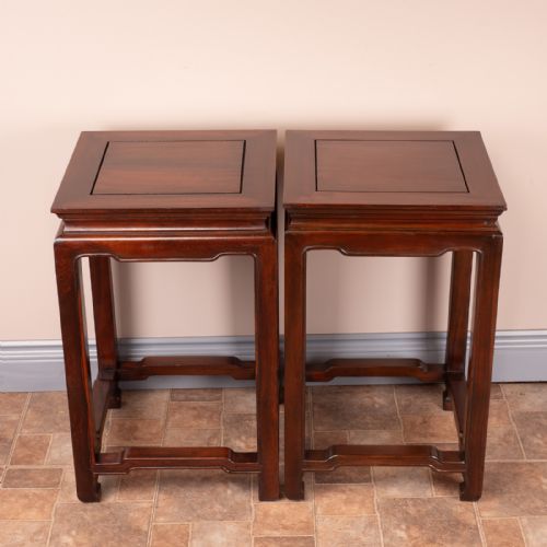 ELEGANT PAIR OF CHINESE TABLE STANDS - ADDITIONAL PHOTO 6