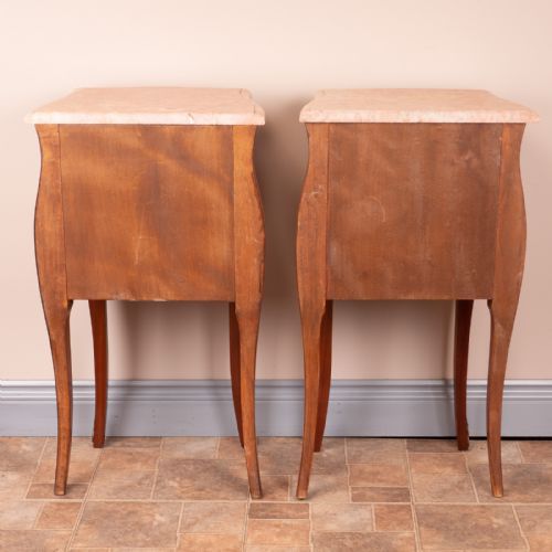 PAIR OF FRENCH TULIPWOOD BEDSIDES - ADDITIONAL PHOTO 14