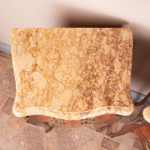 PAIR OF FRENCH MARQUETRY BEDSIDES - ADDITIONAL PHOTO 6